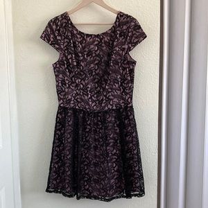 Three Pink Hearts Lace Dress 13
